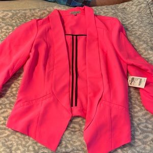 Juniors Hot pink blazer